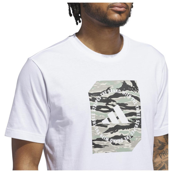 Adidas Ανδρική κοντομάνικη μπλούζα Camo Box Tee Adidas Ανδρική κοντομάνικη μπλούζα Camo Box Tee
